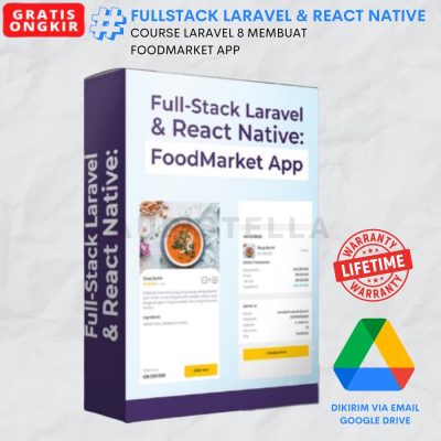 COMPLETE REACT NATIVE LARAVEL + Studi Kasus Foodmart