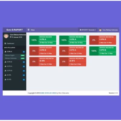 Aplikasi
  Raport Online SD, SMP, SMA berbasis web