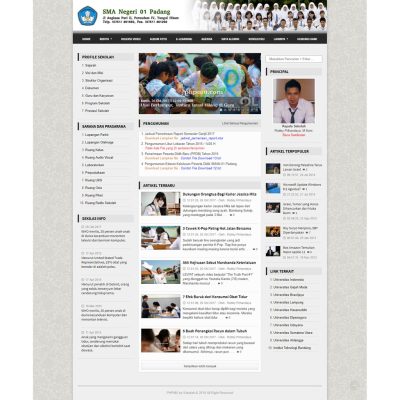 Website
  Sekolah Codeigniter dan Banyak Pilihan Tema