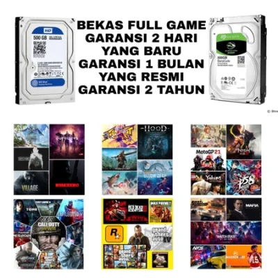 Hardisk  dd isi fullgames PC/Laptop