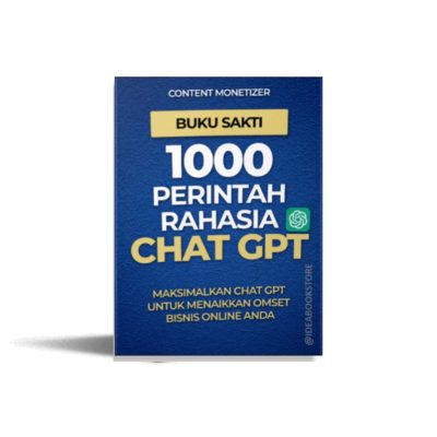 1000
  Perintah Rahasia ChatGPT - Maksimalkan Chat GPT untuk Menaikan Omset Bisnis
  Online