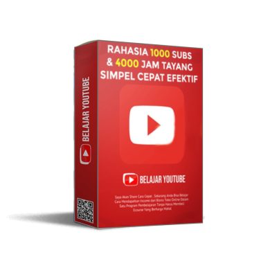 Kelas
  BELAJAR YOUTUBE - Rahasia Mendapatkan 1000 Subscriber dan 4000 Jam Tayang
  dengan Cepat