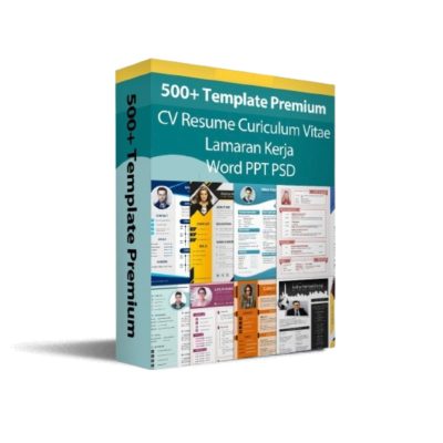 500+
  Template CV & RESUME Premium (New) - CV Resume Curiculum Vitae Lamaran
  Kerja Format Word, PPT, & PSD