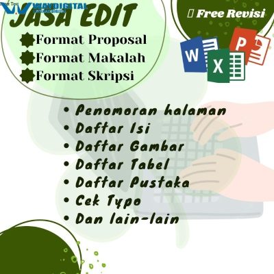 JASA KETIK DOKUMEN WORD | EXCEL | INPUT DATA | MAKALAH | TUGAS | RUMUS | ARTIKEL