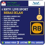 Aplikasi indonesia maupun luar  LIVE Bola, basket, olahraga lainnya, android lifetime harga terjangkau Software