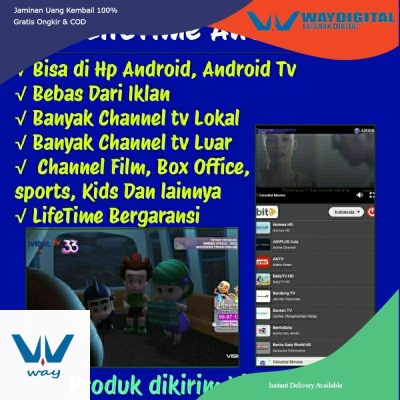 Aplikasi Dan Channel T V Premium Lifetime
