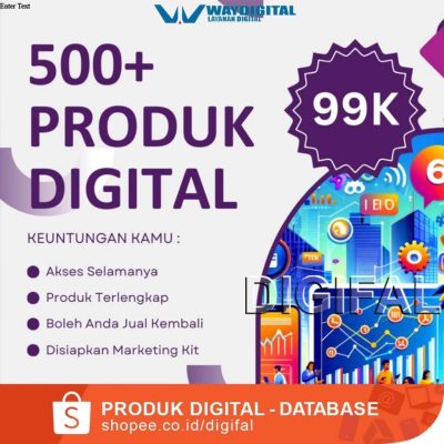 500++ DATABASE PRODUK DIGITAL PREMIUM UPDATE 2025 + BONUS BELASAN JUTA Produk DigitaI Lainnya - Terlengkap & Termurah se-INDONESIA